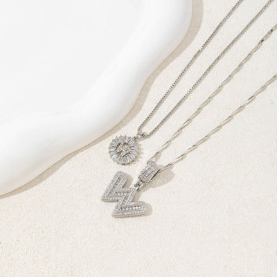 Diamond 26 English Letter Necklace