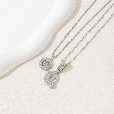 Diamond 26 English Letter Necklace