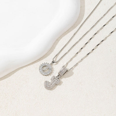Diamond 26 English Letter Necklace