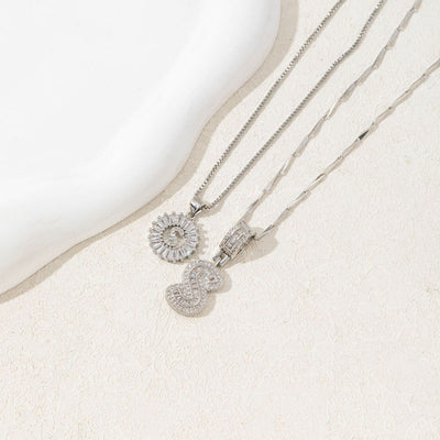Diamond 26 English Letter Necklace