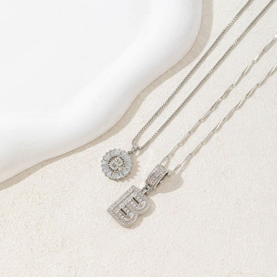 Diamond 26 English Letter Necklace