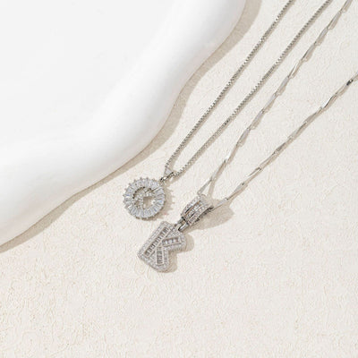 Diamond 26 English Letter Necklace