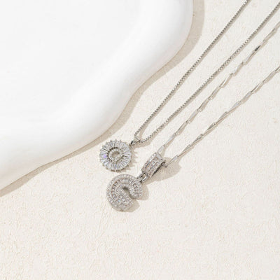 Diamond 26 English Letter Necklace