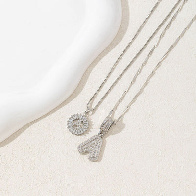 Diamond 26 English Letter Necklace