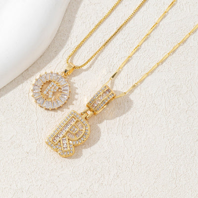 Diamond 26 English Letter Necklace