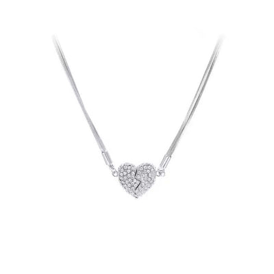 Magnetic Love Natural Stone Necklace