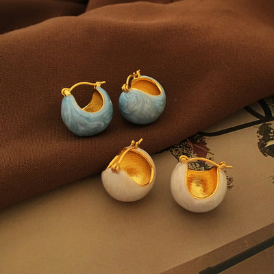Spherical Candy Color Earrings