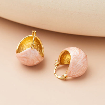 Spherical Candy Color Earrings
