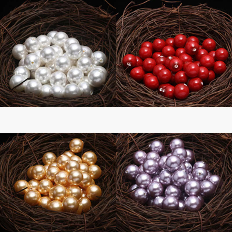 12mm half hole pearl loose beads