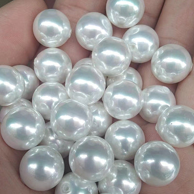 12mm half hole pearl loose beads