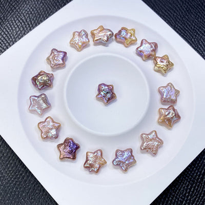 Light purple star-shaped pearls