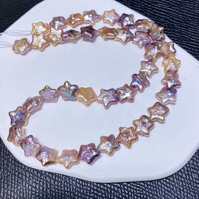 Light purple star-shaped pearls