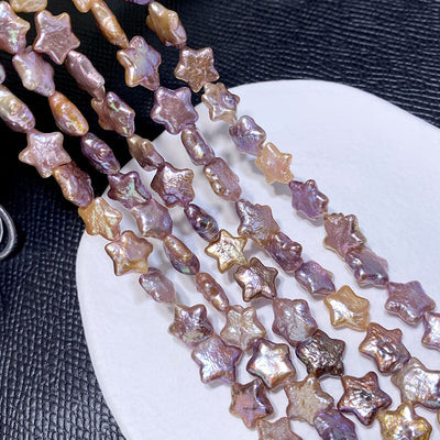 Light purple star-shaped pearls