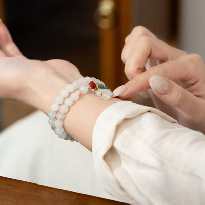 Snow Mountain • Jade Bracelet