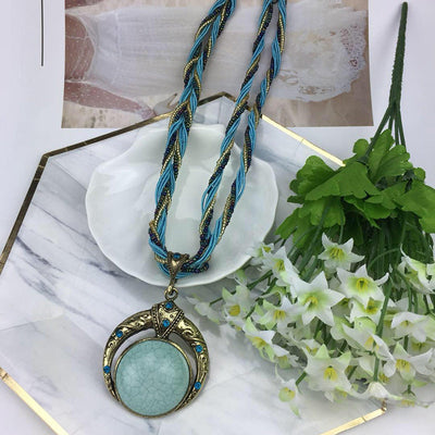 Round Hollow Sweater Chain