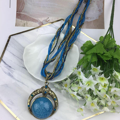 Round Hollow Sweater Chain