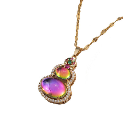 Calabash Natural Cat's Eye Necklace or Earrings
