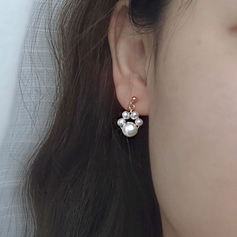 Cat's Claw Pearl Earrings