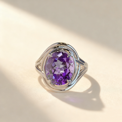 Amethyst Wrap Ring