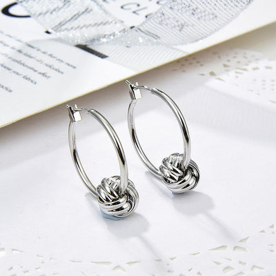 Activity twist ball earrings