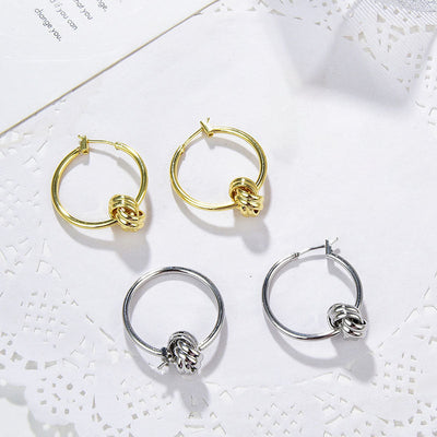 Activity twist ball earrings