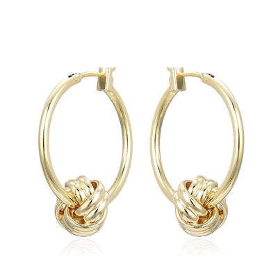 Activity twist ball earrings