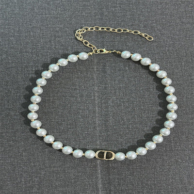 Natural freshwater pearl necklace bracelet earrings set