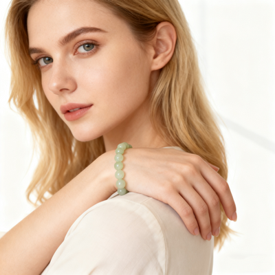 Light Ice “Clear Water” Hetian Jade Bracelet