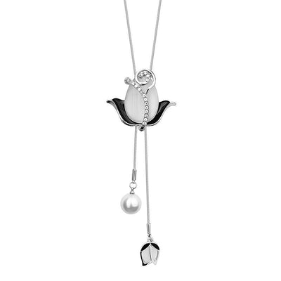 Tulip Natural Cat's Eye Necklace