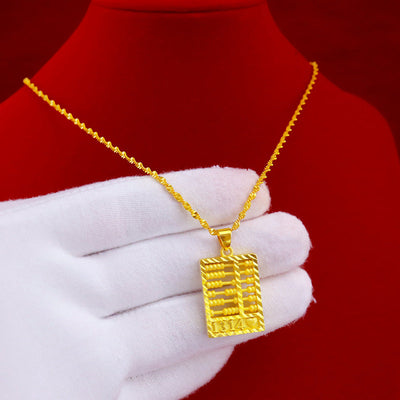 With You Forever Abacus Necklace