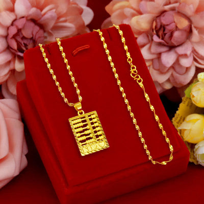With You Forever Abacus Necklace