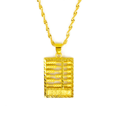 With You Forever Abacus Necklace