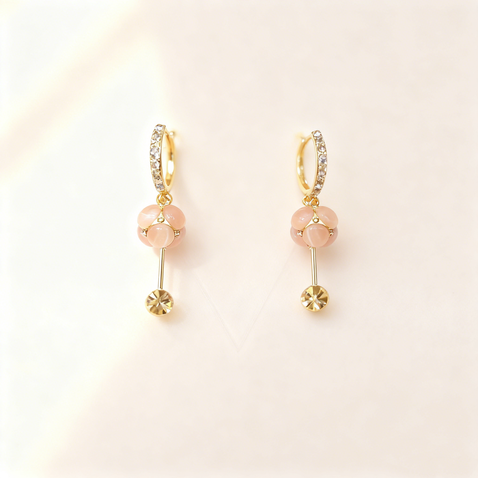 Cat’s Eye Tassel Earrings