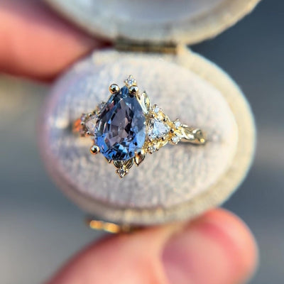 Whale Falls with You • Aquamarine Ring
