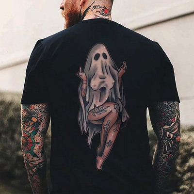 Trendy Men's Crew Neck Short-Sleeve T-Shirt