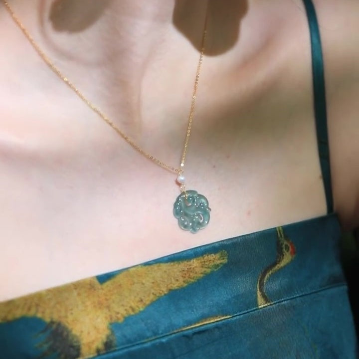 Bluebird • Jade Necklace