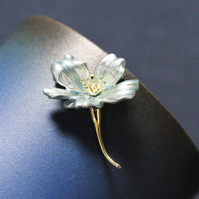 Lotus Sakura Brooch
