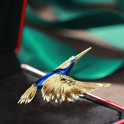 Kingfisher Brooch