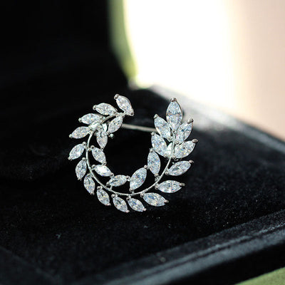 Olive Leaf Brooch