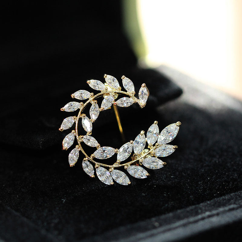 Olive Leaf Brooch
