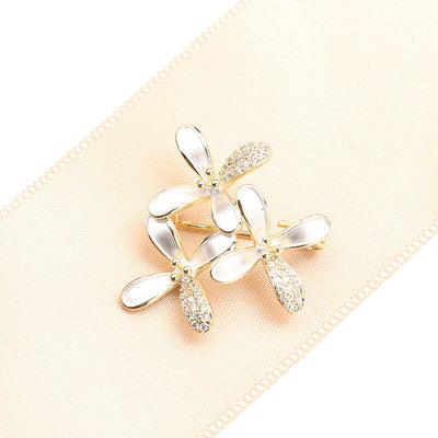 White Lilac Brooch