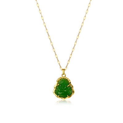 Maitreya Chalcedony Necklace