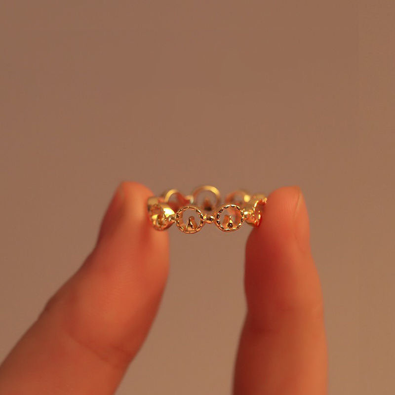 Geometric Circle Ring