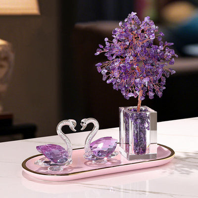 Amethyst Tree Ornaments
