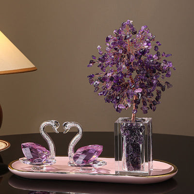 Amethyst Tree Ornaments