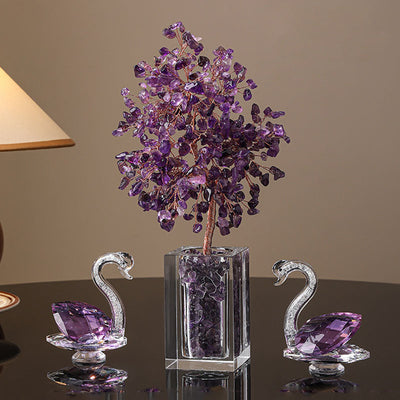 Amethyst Tree Ornaments