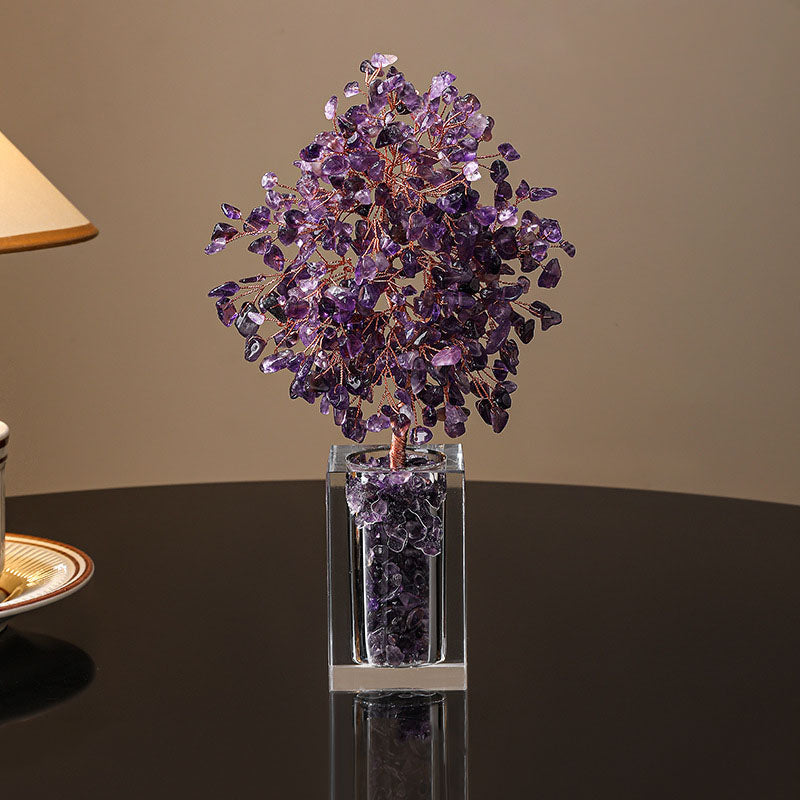 Amethyst Tree Ornaments