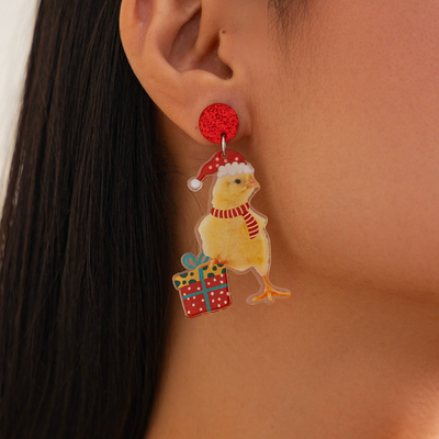 Creative acrylic earrings