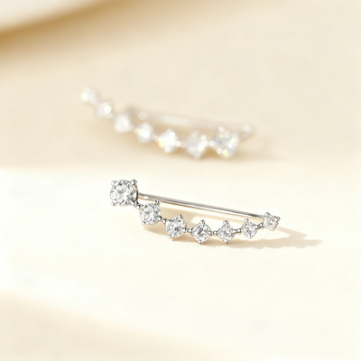 Elegant Diamond Ear Cuff