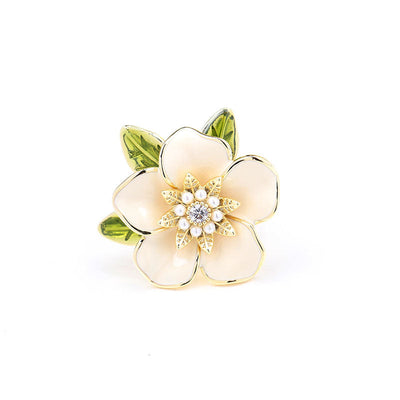 Gardenia Brooch